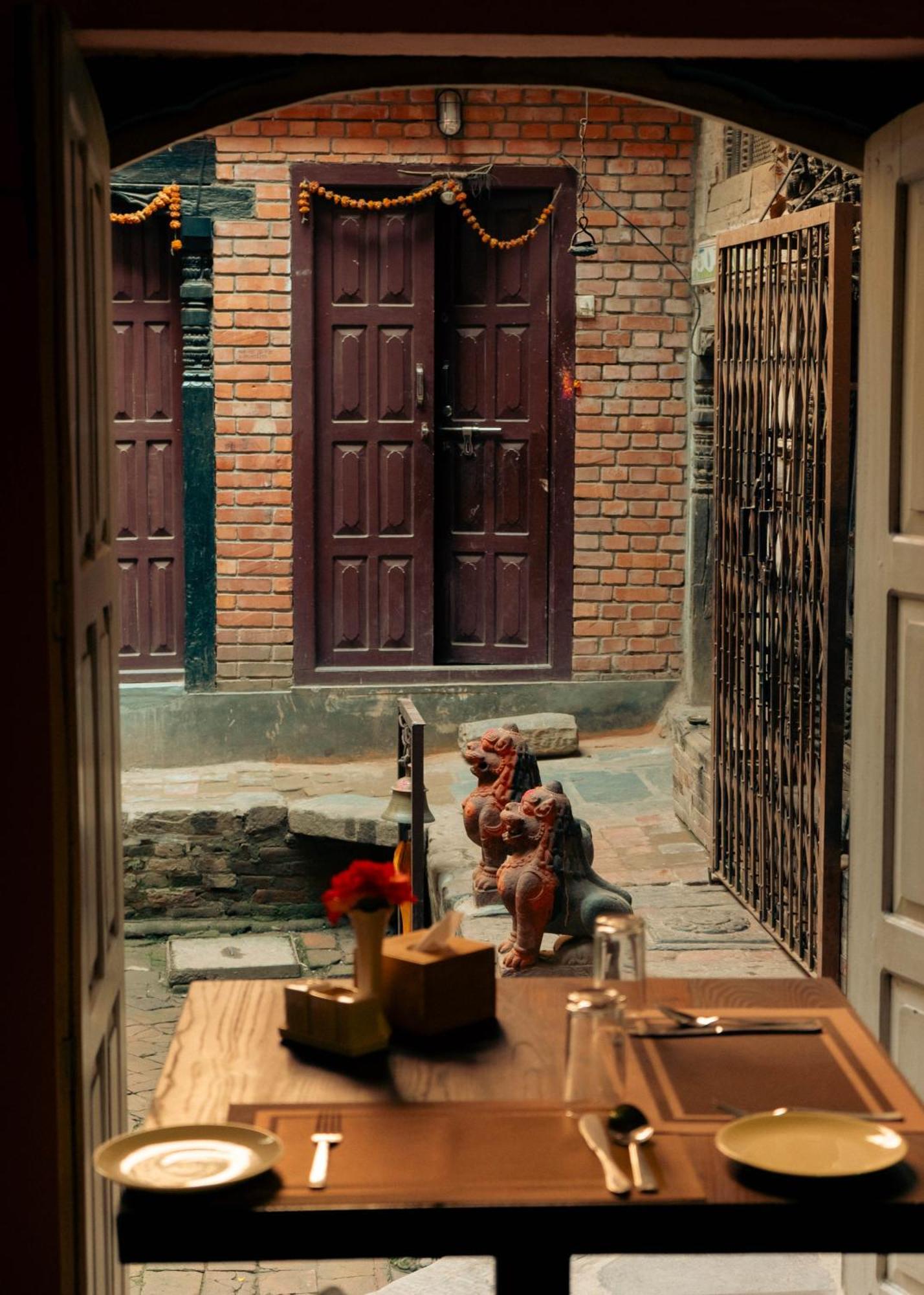 Manju Baha Hotel School Bhaktapur Bagian luar foto